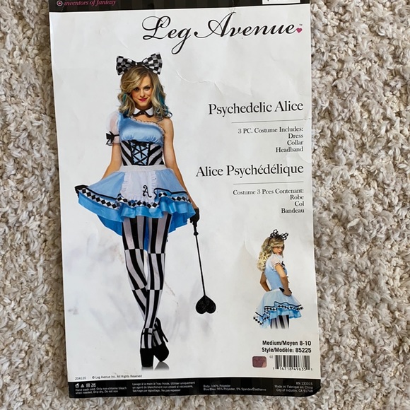 Alice in wonderland adult costume